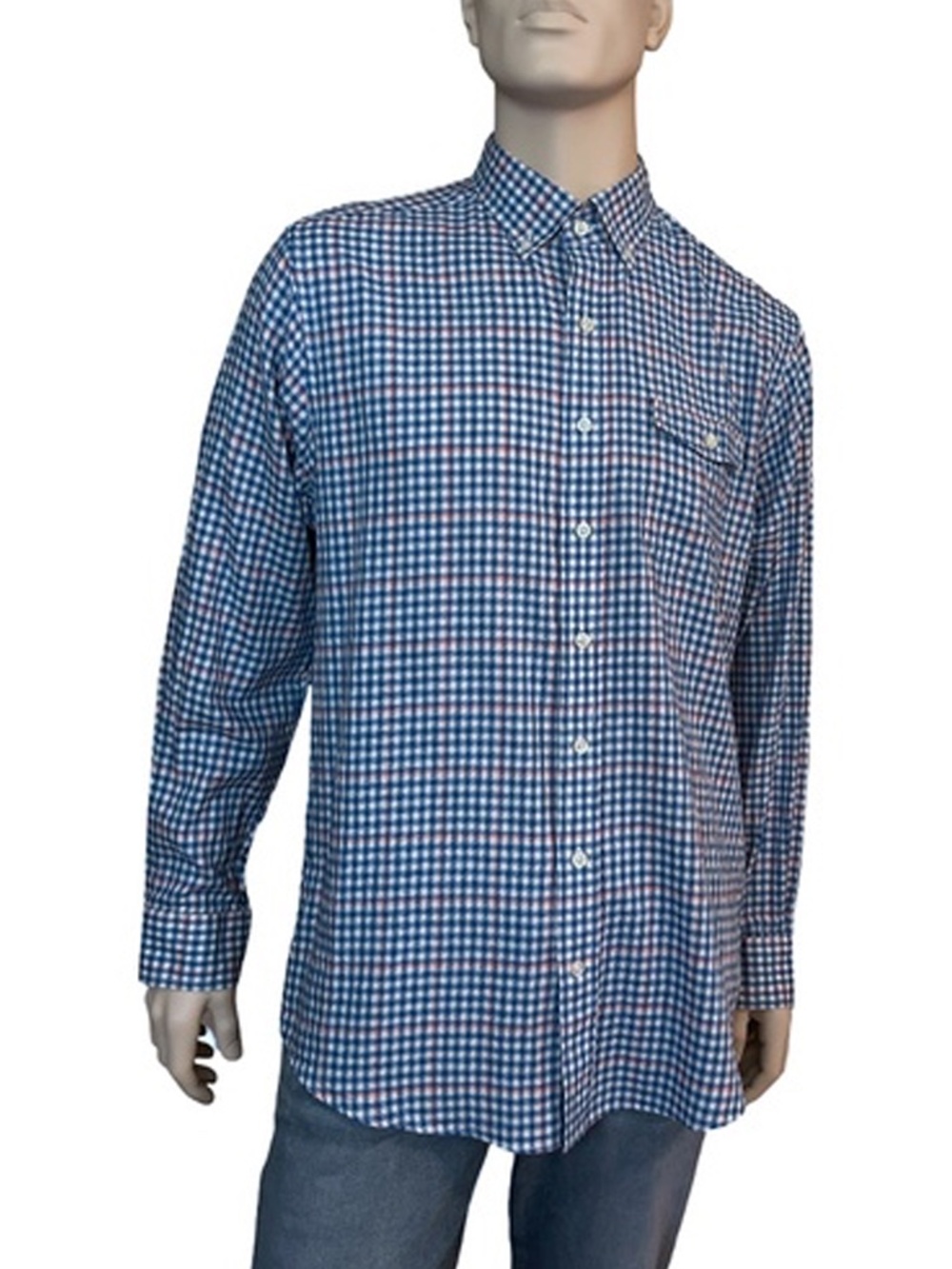 Vineyard Vines Shirt Shep & Ian Window Pane Button Down Collar Crosby Slim Fit